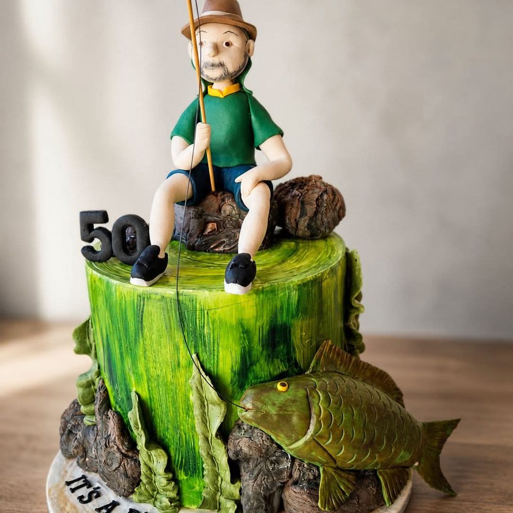 Fishing 50th by VDK Cakes